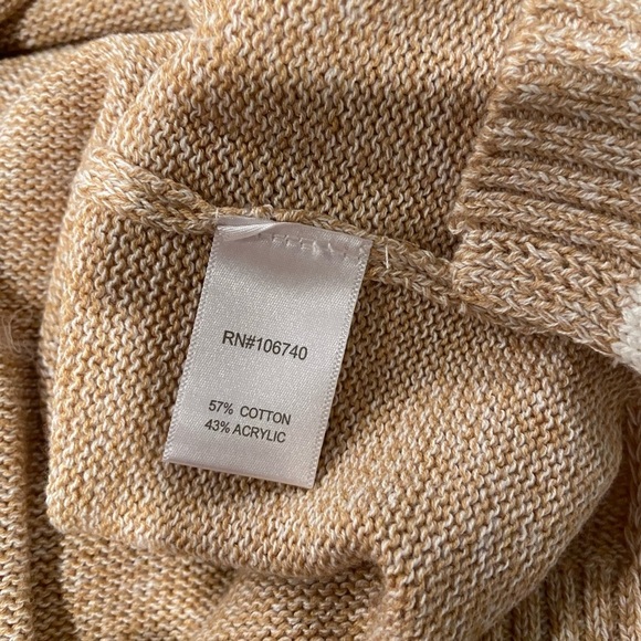 NWT Serengeti Size 2X Tan White Embroidered Snowflake Pine Tree Knit Tunic Top - Picture 7 of 12